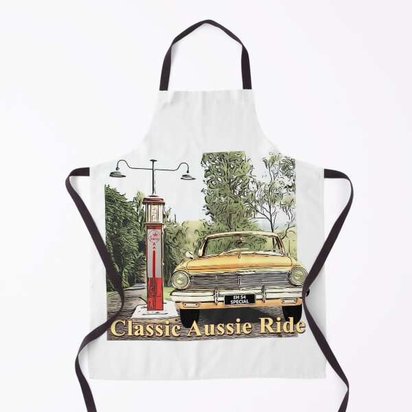 Artikelvorschau, Holden EH S4 Bathurst Special – Klassische australische Automobilikone auf weißem Hintergrund entworfen und verkauft von Michael van der Hoorn.