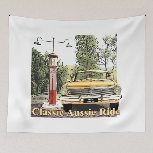 Item preview, Holden EH S4 Bathurst Special – Classic Aussie Automotive Icon over White Background designed and sold by Michael van der Hoorn.