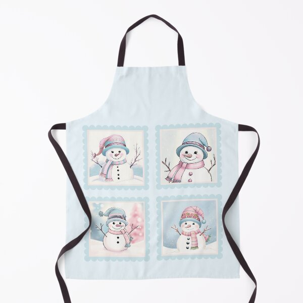 Item preview, Snowmen Stamps - 1 designed and sold by Sweet Bliss Art.