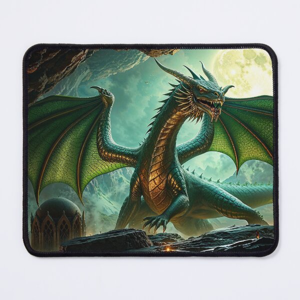 Item preview, Green Dragon and Cave designed and sold by Skye Ryan-Evans.