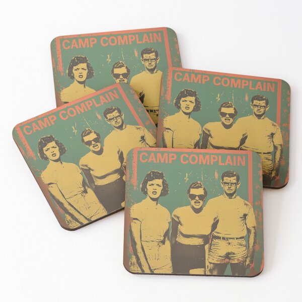 Item preview, CAMP COMPLAIN: UPTIGHT SMALL TOWN TRIO, Retro Screen Print, Small Town Uptights designed and sold by AHumanInTheLoop.