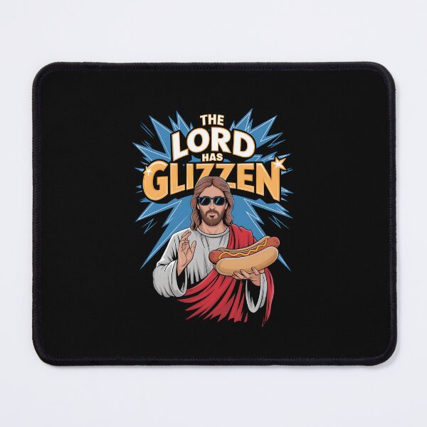 Item preview, The Lord Has Glizzen Funny Jesus Hot Dog Design designed and sold by Karsten Stier.
