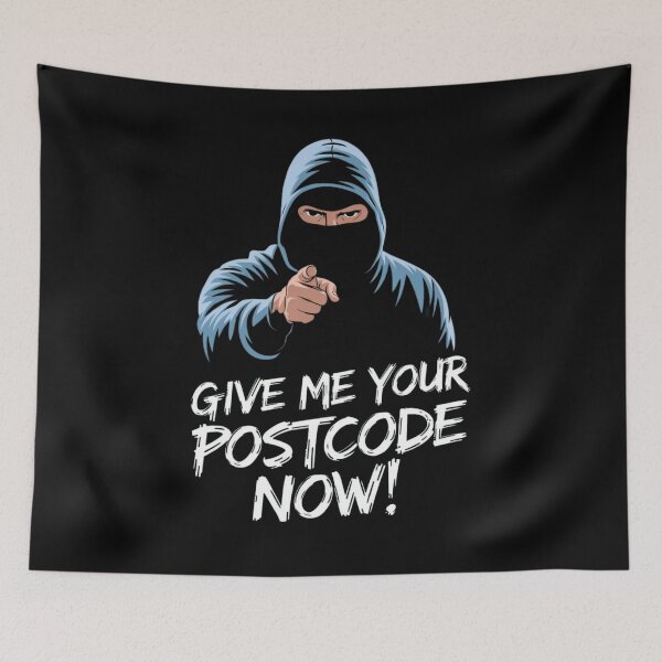 Item preview, Give Me Your Postcode Now designed and sold by Flirt-Teez.