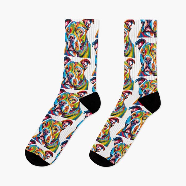 Item preview, Vibrant Modern Art Pitbull – Colorful Dog Lover's Design designed and sold by Fredster1966.