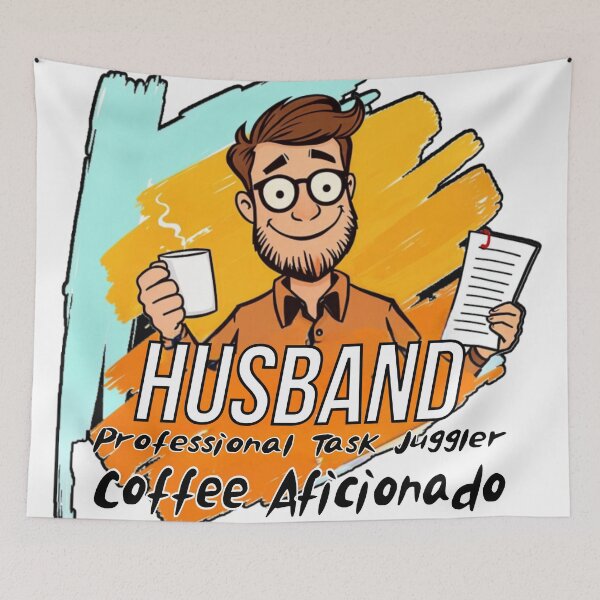 Item preview, Professional Task Juggler - Funny Husband designed and sold by CoolEnthusias.
