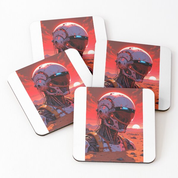 Item preview, Robot futuristic Red Mars, Robot #010 futuristic red Mars designed and sold by Martinez-TS.