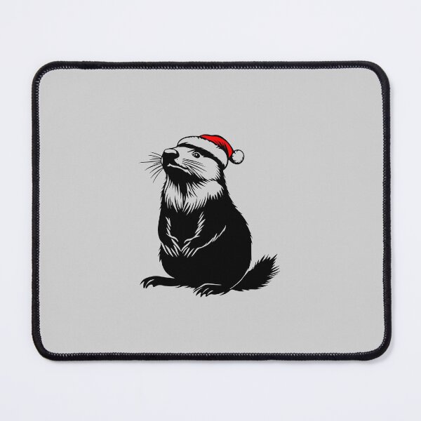Item preview, Beaver in Santa Hat - Festive Woodland Cheer designed and sold by JollyCritters.