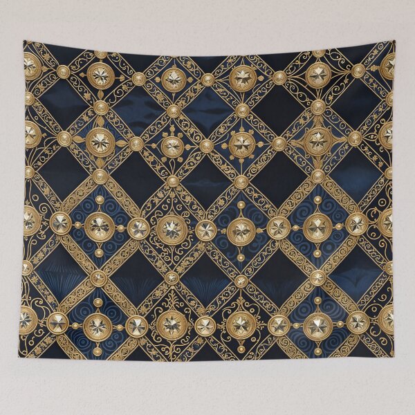 Item preview, Blue and Gold Luxury designed and sold by Lisamariesumner.