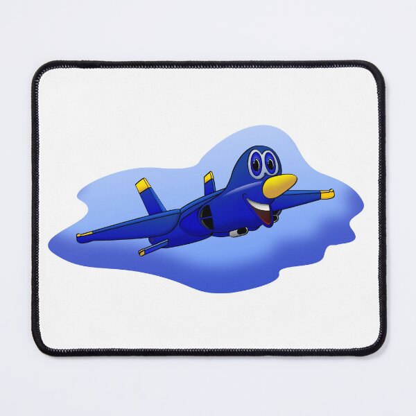 Item preview, Navy military jet cartoon designed and sold by Scott Hayes.