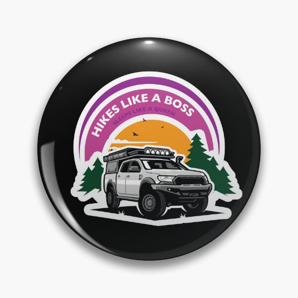 Item preview, Hikes Like A Boss. Sleeps Like A Queen. designed and sold by UPPrints.