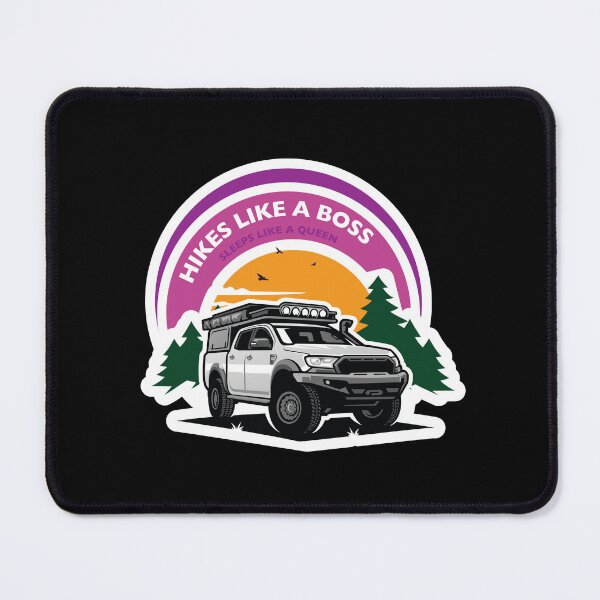 Item preview, Hikes Like A Boss. Sleeps Like A Queen. designed and sold by UPPrints.