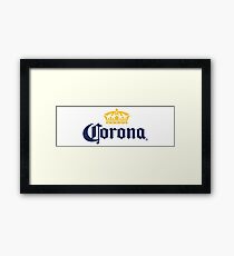 corona beer Framed Print