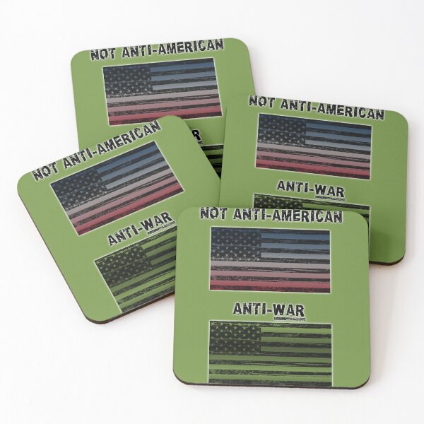 Item preview, Not Anti-American, Anti-War designed and sold by Khaos Kreative.
