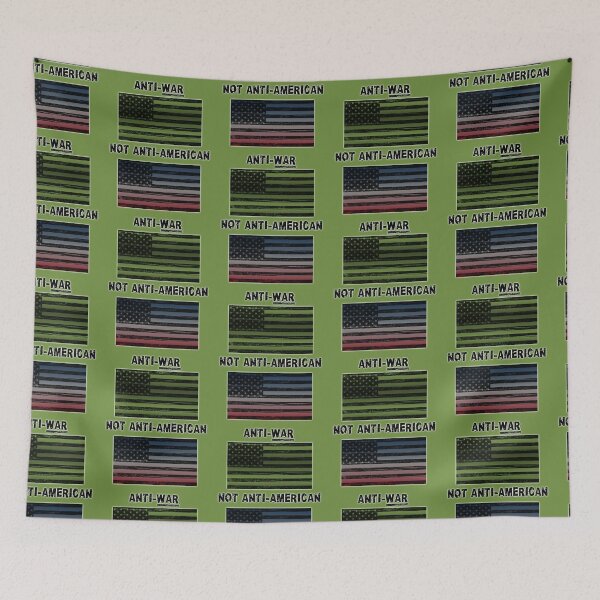 Item preview, Not Anti-American, Anti-War designed and sold by Khaos Kreative.