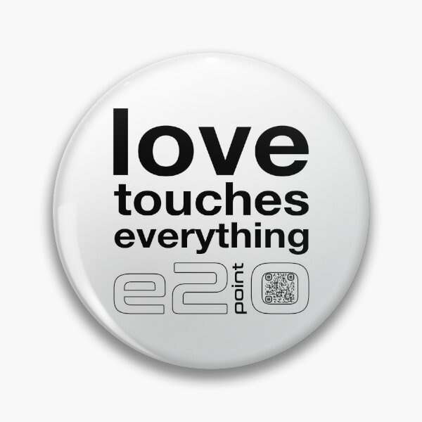 Item preview, e2point0 - Love touches everything (black) designed and sold by e2point0.
