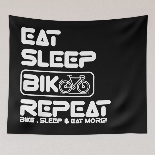 Item preview, Cyclist Life: Eat, Sleep, Repeat  designed and sold by Eksama Design.
