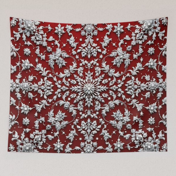 Item preview, Red and Silver Symmetry  designed and sold by Lisamariesumner.