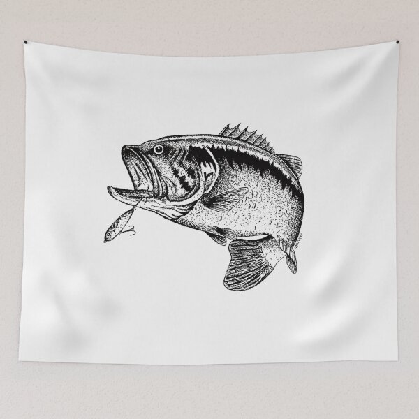 Item preview, Largemouth Bass Fishing designed and sold by Pixelmatrix.