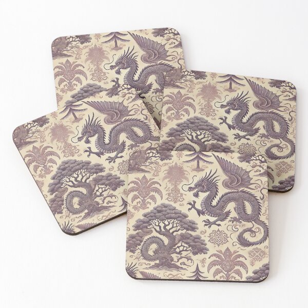 Aperçu de l'œuvre Dragon Mauve créée et vendue par DesignsbyVelvet.