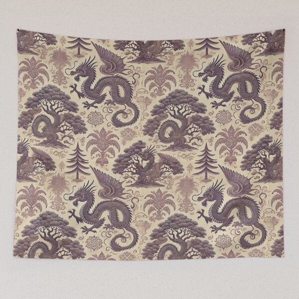 Aperçu de l'œuvre Dragon Mauve créée et vendue par DesignsbyVelvet.