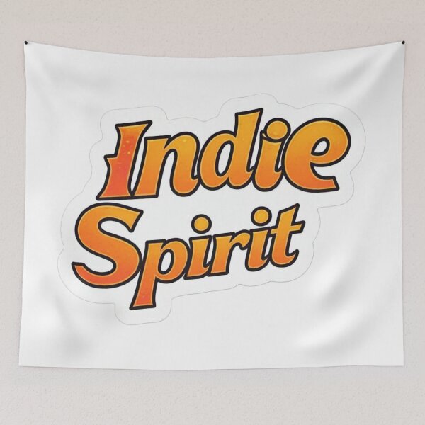 Item preview, A bold, stylized sticker featuring the phrase "Indie Spirit" to capture the essence of Sundance. designed and sold by InsightA.