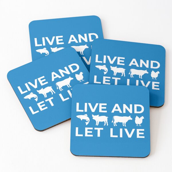 Item preview, Live and Let Live, White Animal Activism Design designed and sold by kakarikihill.