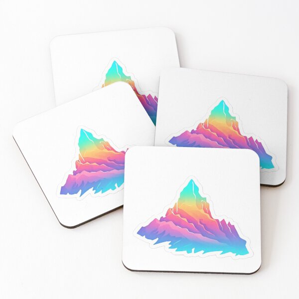 Item preview, A sticker design featuring a stylized, gradient illustration of the Utah mountains, symbolizing the festival's breathtaking setting designed and sold by InsightA.