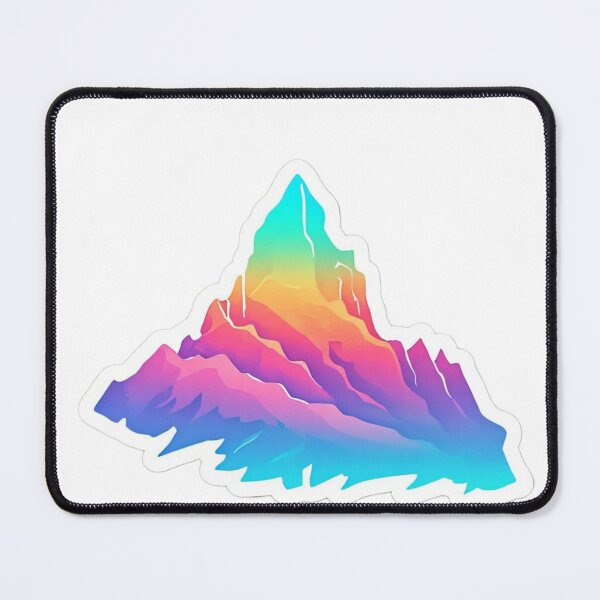 Item preview, A sticker design featuring a stylized, gradient illustration of the Utah mountains, symbolizing the festival's breathtaking setting designed and sold by InsightA.