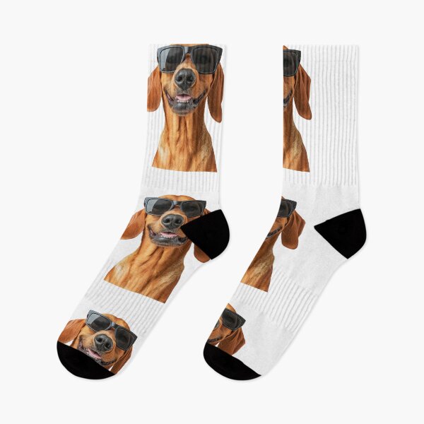 Item preview, Funny cool Bloodhound Dog wearing sunglasses designed and sold by LazyOwlStore.