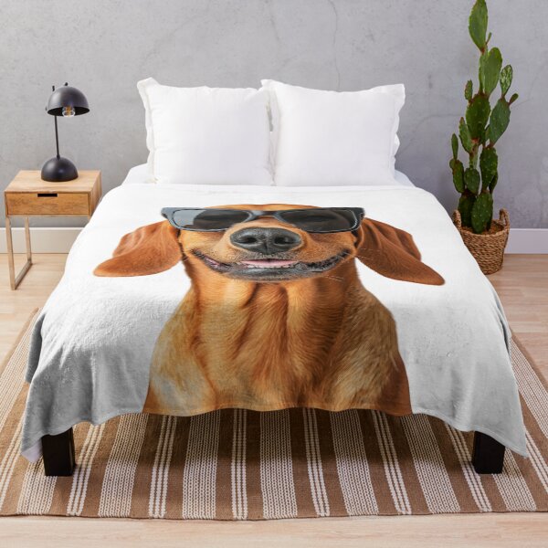 Item preview, Funny cool Bloodhound Dog wearing sunglasses designed and sold by LazyOwlStore.