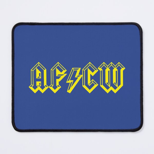 Item preview, Wimbledon AFCW Yellow Lightning Logo designed and sold by kakarikihill.