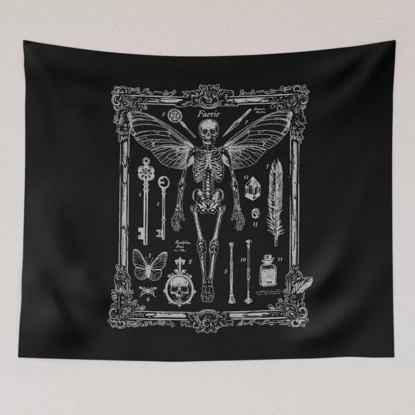 Item preview, Dead Fairy Skeleton Artifact Oddities and Curiosities Fairycore Aesthetic designed and sold by Darmoks-Geeks.