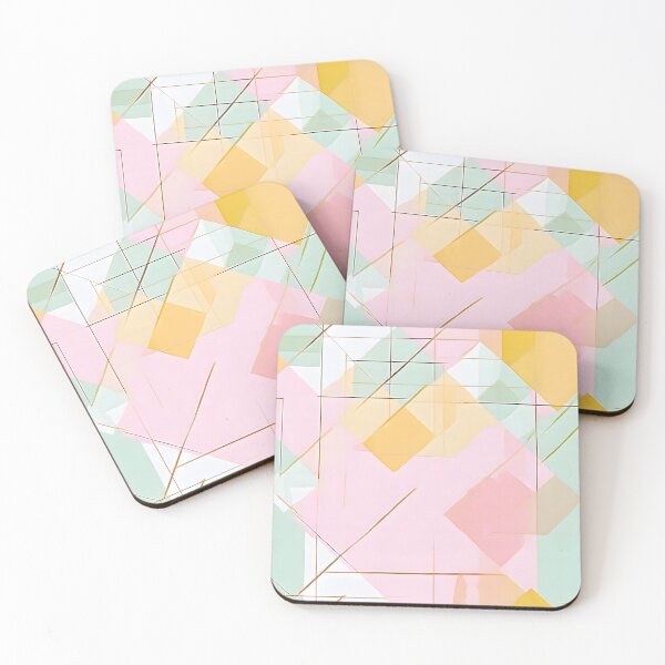 Item preview, Pastel Geometry  designed and sold by Zilpa’s Prints.
