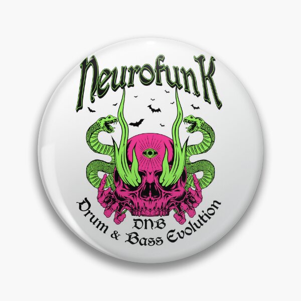 Item preview, NEUROFUNK  - Snakes & Skulls (Black)  designed and sold by Discothreadz.