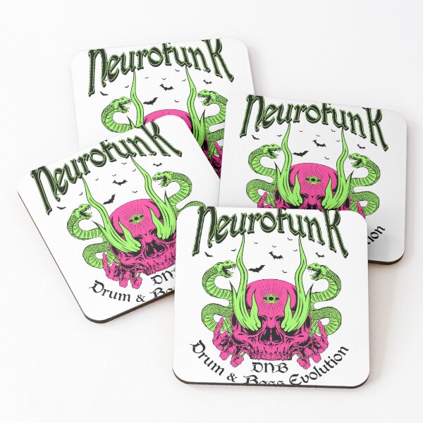 Item preview, NEUROFUNK  - Snakes & Skulls (Black)  designed and sold by Discothreadz.