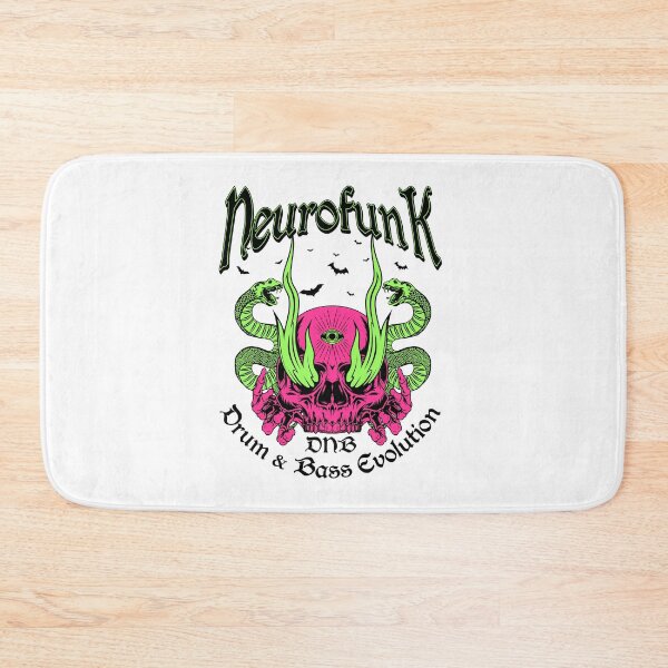 Item preview, NEUROFUNK  - Snakes & Skulls (Black)  designed and sold by Discothreadz.
