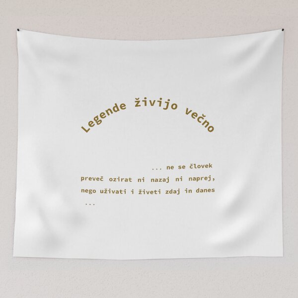 Item preview, Legende živijo večno/Legends live forever, Opomnik/Reminder, Unique designed and sold by villacreativa.