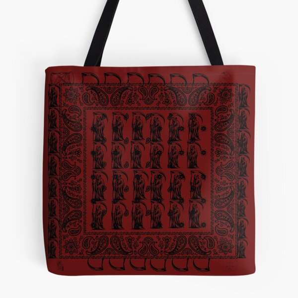 Item preview, La Santa Muerte roja/red bandana designed and sold by Betojimenez13.