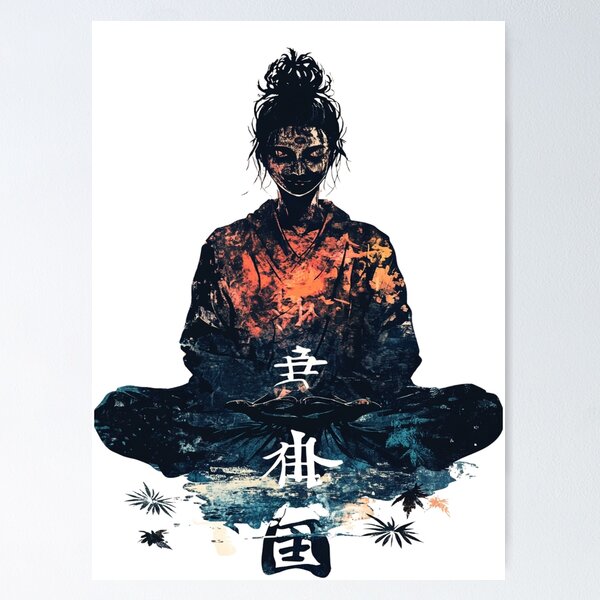 Item preview, Yoga Corpse Pose (Savasana) designed and sold by PrintsByFrank.