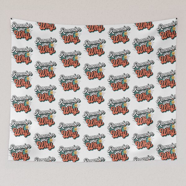 Item preview, Remember Your Why Quote designed and sold by graphic-genie.