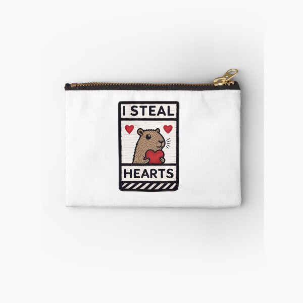 Item preview, I Steal Hearts Capybara - Cute and Funny Capybara Design designed and sold by Colorful-Garden.