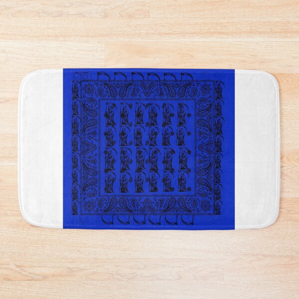 Item preview, La Santa Muerte blue bandana  designed and sold by Betojimenez13.