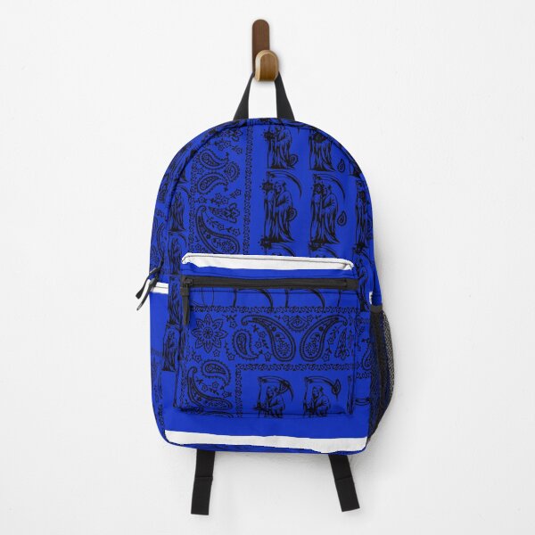 Item preview, La Santa Muerte blue bandana  designed and sold by Betojimenez13.