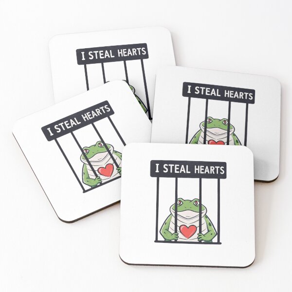 Item preview, I Steal Hearts Frog Valentine Cute Funny Romantic Design designed and sold by Colorful-Garden.
