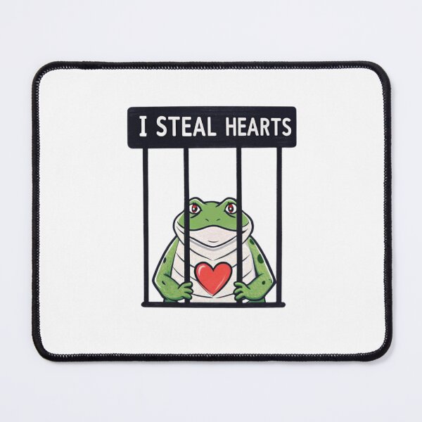Item preview, I Steal Hearts Frog Valentine Cute Funny Romantic Design designed and sold by Colorful-Garden.