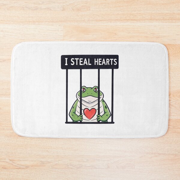 Item preview, I Steal Hearts Frog Valentine Cute Funny Romantic Design designed and sold by Colorful-Garden.