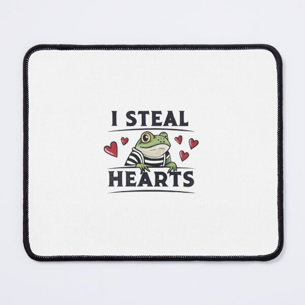 Item preview, I Steal Hearts Frog Valentine Cute Funny Romantic Design designed and sold by Colorful-Garden.