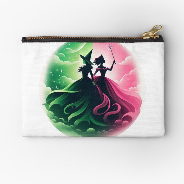 Elphaba & Glinda Wicked the Musical Defying Gravity Zipper Pouch
