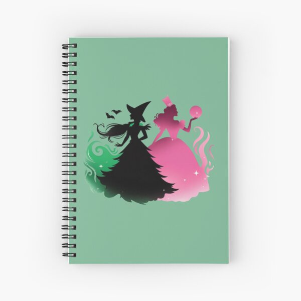Elphaba & Glinda Wicked the Musical Spiral Notebook