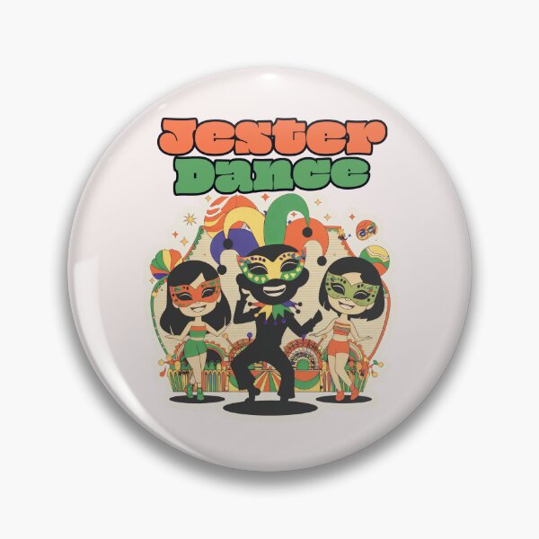 Item preview, Jester Dance Of Crimson Masks And Ebony designed and sold by SplashTastic.